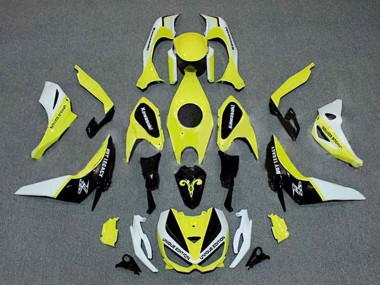 Carénages Moto Kawasaki Z1000 2014-2019 - Blanc Jaune Noir