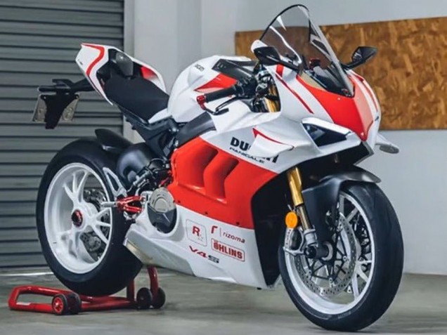 Carénages Moto Ducati Panigale V4 V4S 2020-2021 - Blanc Rouge