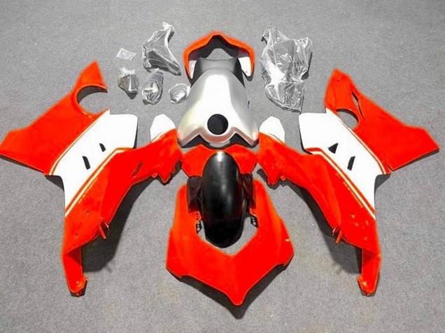 Carénages Moto Ducati Panigale V4 V4S 2020-2021 - Argent Blanc Rouge