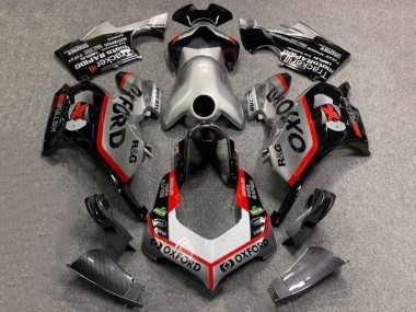 Carénages Moto Ducati Panigale V4 V4S 2020-2021 - Argent Blanc Rouge Noir Fibre de Carbone Style