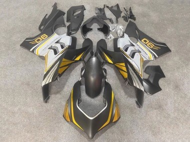 Carénages Moto Ducati Panigale V4 V4S 2020-2021 - Blanc Or Noir Mat