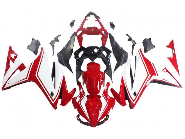 Carénages Moto Honda CBR500R 2016-2018 - Blanc Rouge