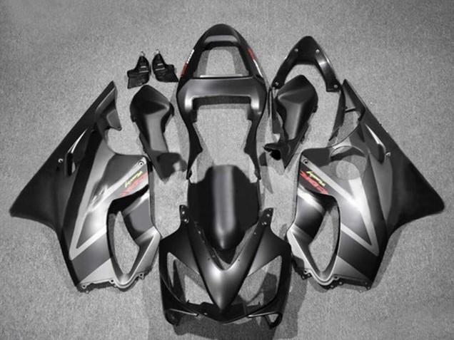 Carénages Moto Honda CBR600 F4i 2001-2003 - Noir Mat Gris