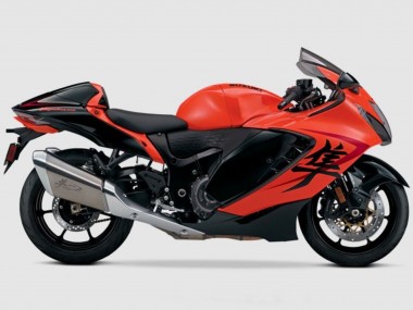 Carénages Moto Suzuki GSXR 1300 Hayabusa 2021-2025 - Orange Noir Mat