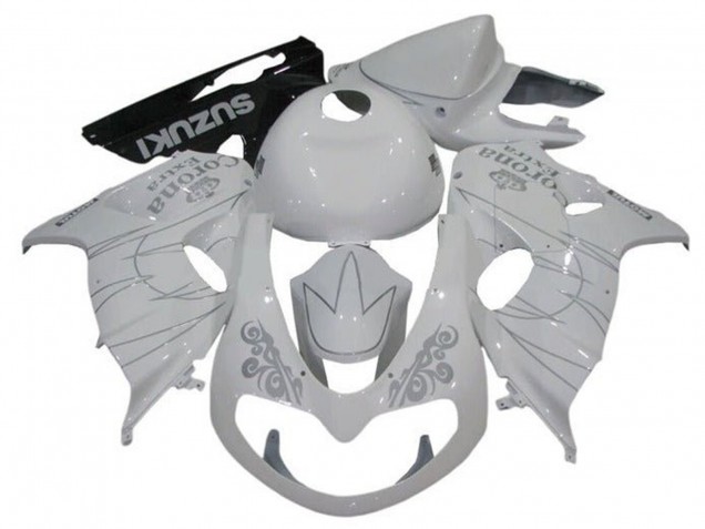 Carénages Moto Suzuki TL1000R 1998-2003 - Blanc Argent Corona