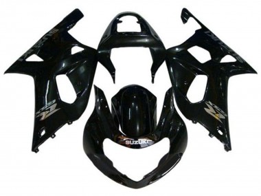 Carénages Moto Suzuki GSXR1000 2000-2002 - Noir Brillant Chrome