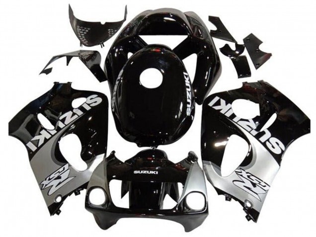 Carénages Moto Suzuki GSXR 600 / GSXR 750 1996-2000 - Noir Argent
