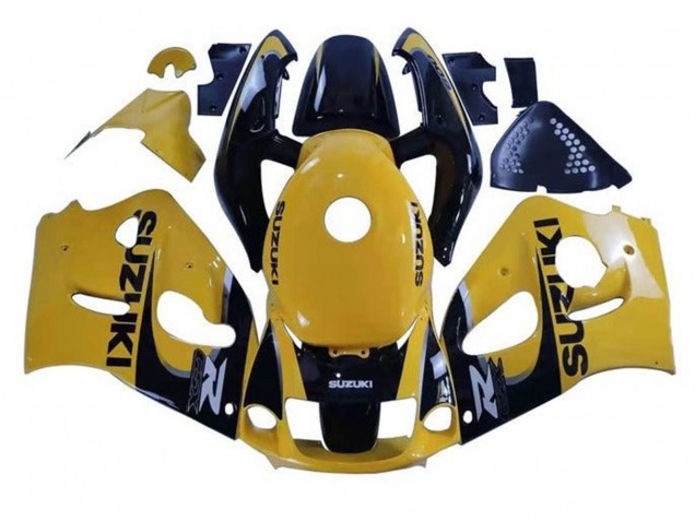 Carénages Moto Suzuki GSXR 600 / GSXR 750 1996-2000 - Jaune Noir