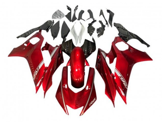 Carénage Moto Yamaha YZF R6 2017-2023 - Rouge
