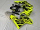 Carénages Moto Triumph Daytona 675 Triple 2006-2008 - Jaune Noir Mat