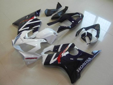 Carénages Moto Honda CBR600 F4i 2001-2003 - Blanc Noir Brillant F Sport