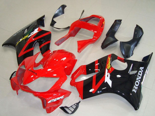 Carénage Moto Honda CBR600 F4i 2001-2003 - Rouge Noir Brillant