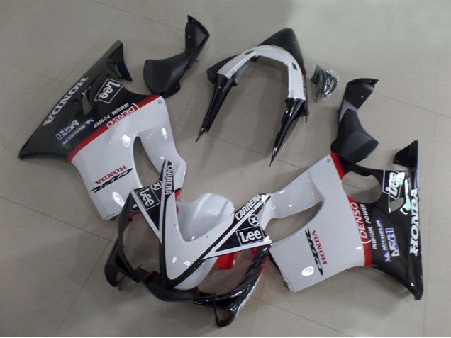 Carénages Moto Honda CBR600 F4i 2001-2003 - Blanc Rouge Noir Brillant Carrera Lee