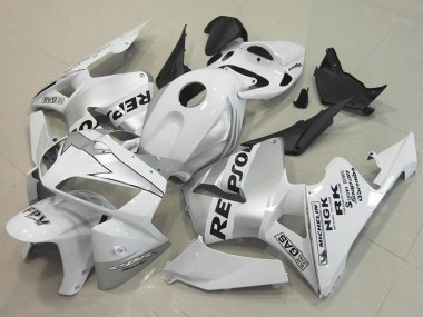 Carénages Moto Honda CBR600RR 2005-2006 - Blanc Argent Noir Repsol