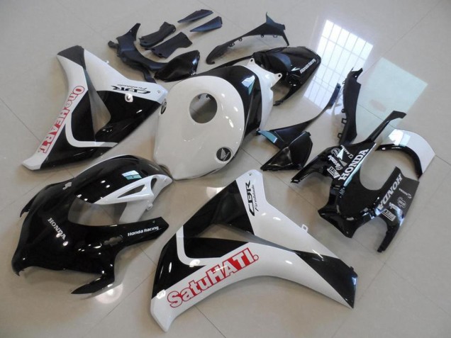 Carénages Moto Honda CBR1000RR 2008-2011 - Blanc Noir Brillant Rouge Satuhati
