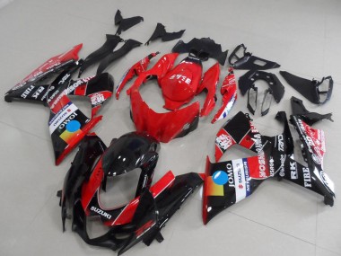Carénages Moto Suzuki GSXR 1000 2009-2016 - Rouge Bleu Jaune Noir JOMO