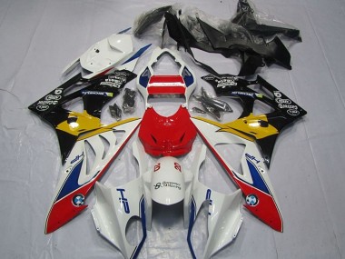 Carénages Moto BMW S1000RR 2009-2014 - Blanc Rouge Jaune Bleu Noir HP Castrol