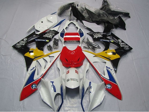 Carénages Moto BMW S1000RR 2009-2014 - Blanc Rouge Jaune Bleu Noir HP Castrol