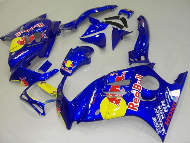 Carénages Moto Honda CBR600 F3 1995-1996 - Bleu Jaune Red Bull