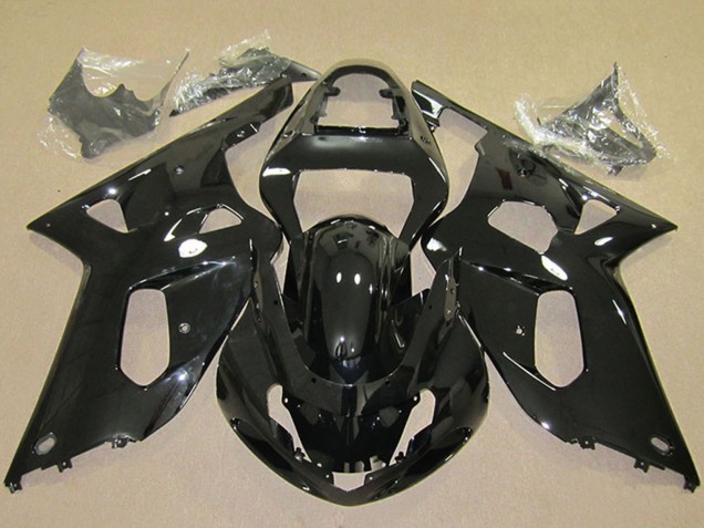 Carénages Moto Suzuki GSXR 600 2001-2003 - Noir Brillant