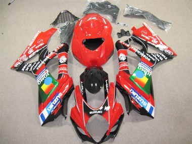 Carénages Moto Suzuki GSXR 600 2004-2005 - Rouge Bleu Vert Noir JOMO