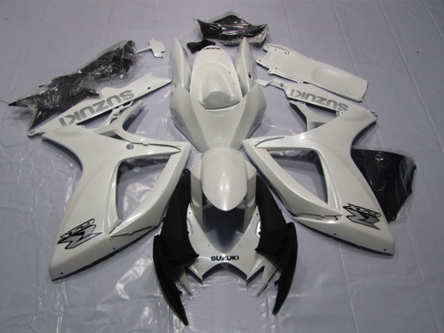 Carénage Moto Suzuki GSXR 600 2006-2007 - Blanc