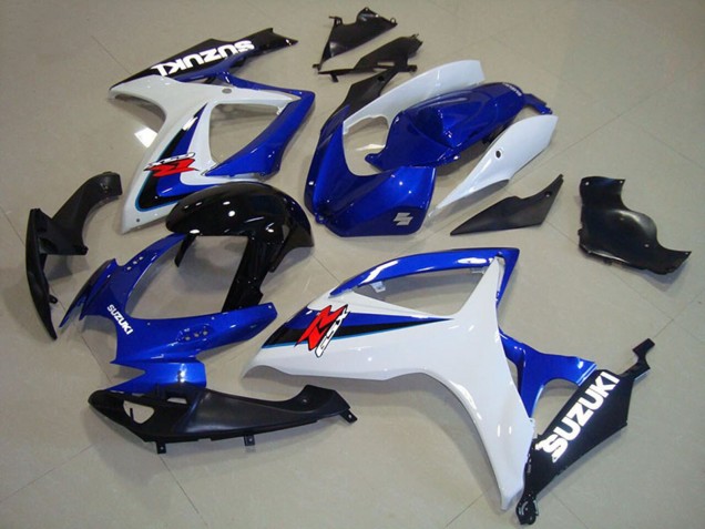 Carénages Moto Suzuki GSXR 750 2006-2007 - Blanc Bleu Noir Brillant Rouge