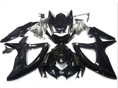 Carénages Moto Suzuki GSXR 750 2008-2010 - Noir Brillant