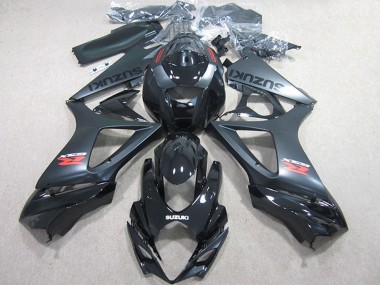 Kits Carénages Moto Suzuki GSXR 1000 2007-2008 - Noir Brillant Noir Mat