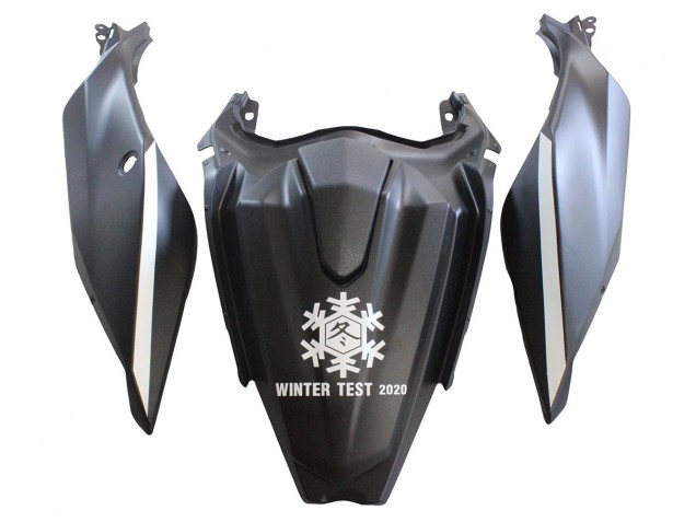 Carénages Moto Kawasaki EX400 2018-2024 - Noir Mat Vert Monstre Showr Neige