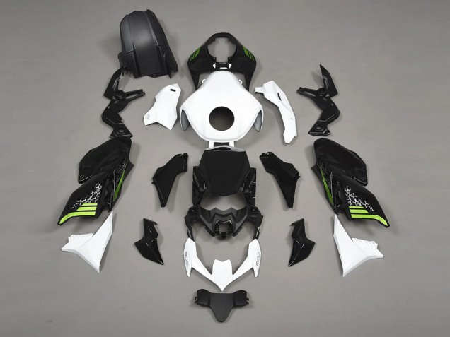 Carénages Moto Kawasaki Z900 2020-2024 - Noir Blanc