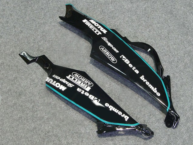 Carénages Moto Suzuki GSXR 600/750 2006-2007 - Blanc Bleu Jaune Corona Alstare