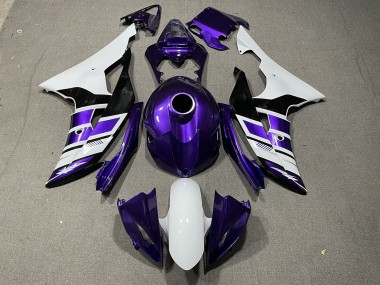 Style Violet Noir & Blanc OEM 08-16 R6 Carénage